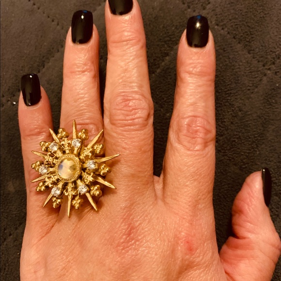 Katie Scott - Beautiful starburst ring size 6.5 - Picture 4 of 8